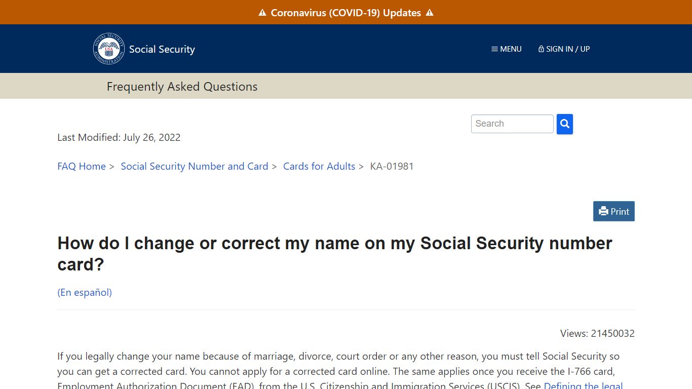 How do I change or correct my name on my Social Security number card ...